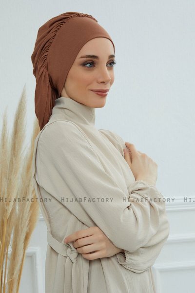Isabella - Turbante De Algodón Caramel