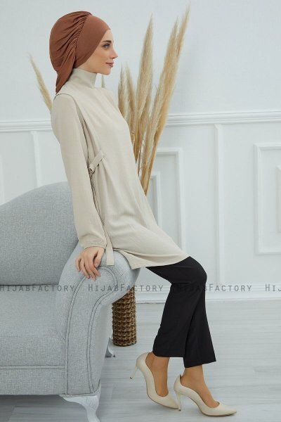 Isabella - Turbante De Algodón Caramel