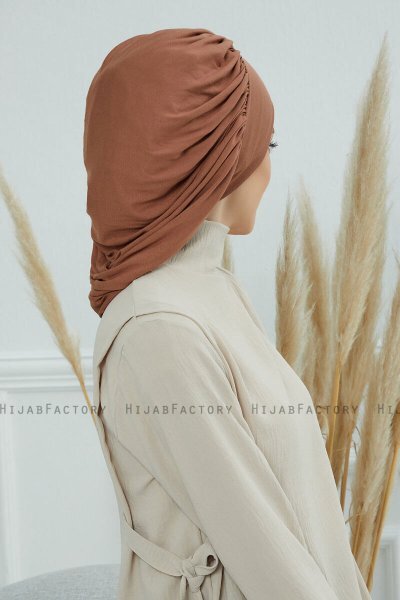 Isabella - Turbante De Algodón Caramel