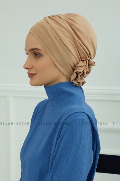 Elisabeth - Turbante De Algodón Caramel
