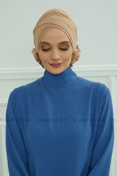 Elisabeth - Turbante De Algodón Caramel