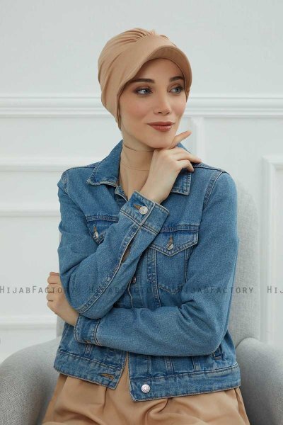 Sandra - Turbante De Algodón Sand