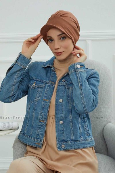 Sandra - Turbante De Algodón Caramel