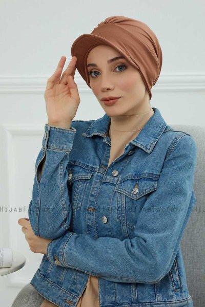 Sandra - Turbante De Algodón Caramel
