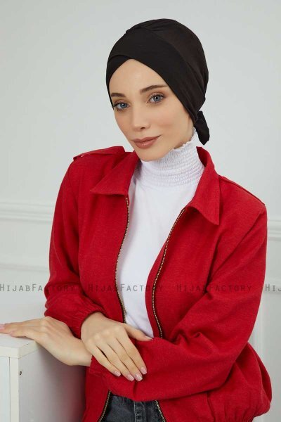 Ellie - Turbante De Algodón Negro