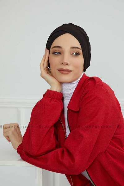 Ellie - Turbante De Algodón Negro