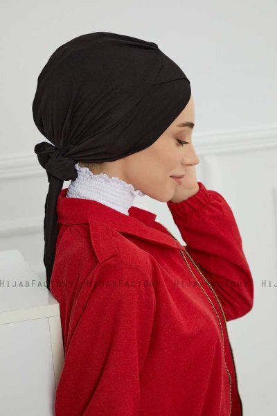 Ellie - Turbante De Algodón Negro