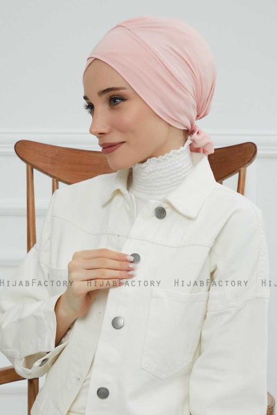 Ellie - Turbante De Algodón Rosa De Antaño