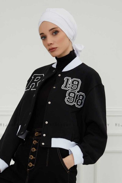 Ellie - Turbante De Algodón Blanco