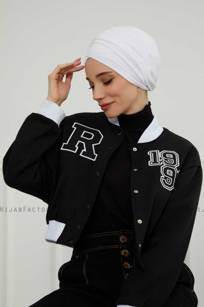 Ellie - Turbante De Algodón Blanco