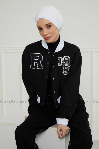 Ellie - Turbante De Algodón Blanco