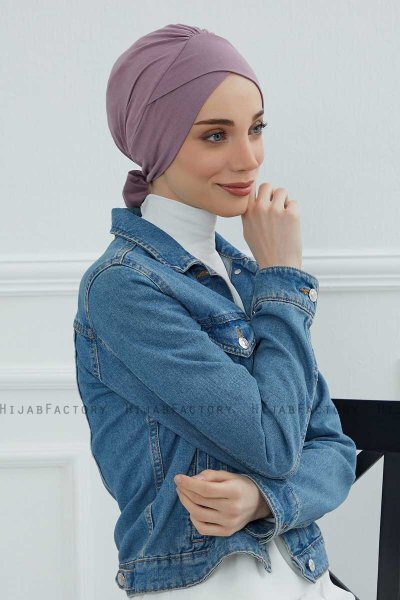 Ellie - Turbante De Algodón Lilac