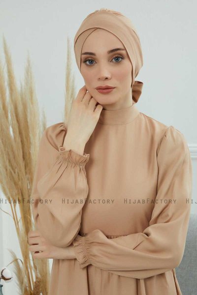 Ellie - Turbante De Algodón Sand