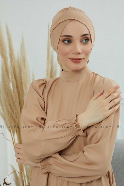 Ellie - Turbante De Algodón Sand