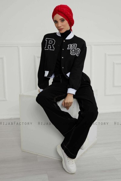 Theresa - Turbante Di Cotone Rojo - Ayse Turban