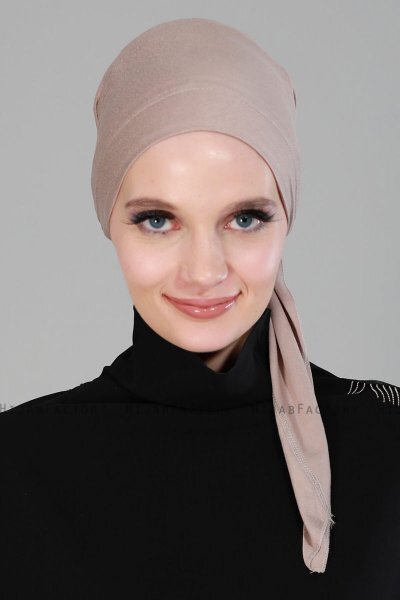 Felicia - Turbante De Algodón Taupe