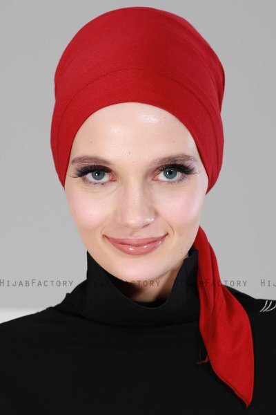 Felicia - Turbante De Algodón Burdeos