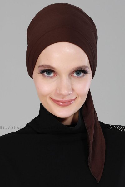 Felicia - Turbante De Algodón Marrón