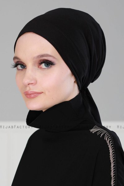 Felicia - Turbante De Algodón Negro