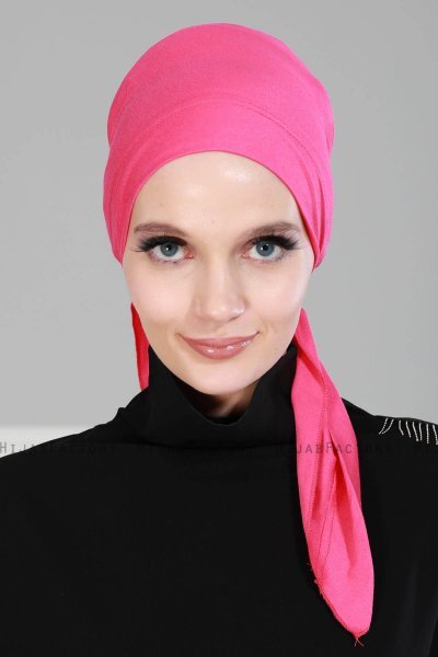 Felicia - Turbante De Algodón Fucsia