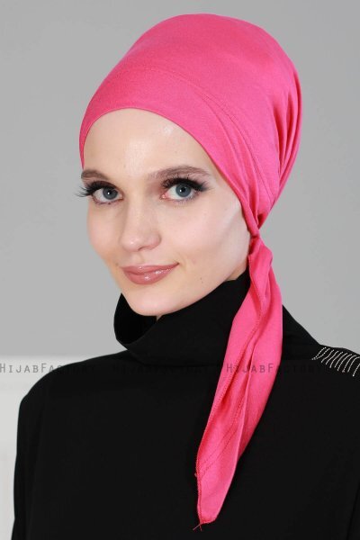 Felicia - Turbante De Algodón Fucsia