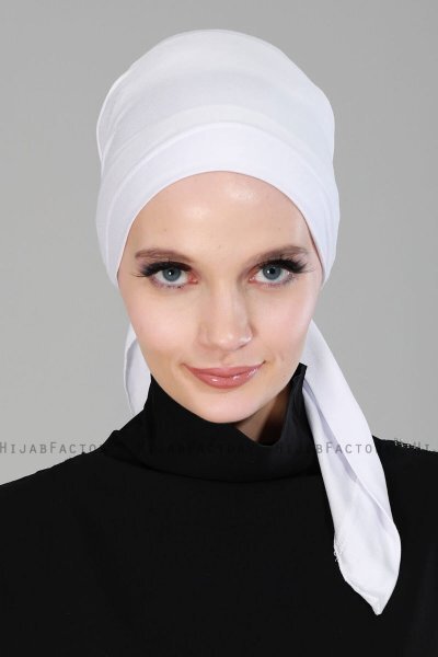 Felicia - Turbante De Algodón Blanco