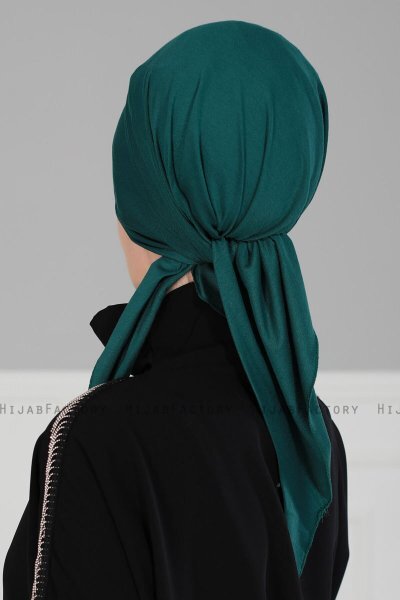 Felicia - Turbante De Algodón Verde Oscuro