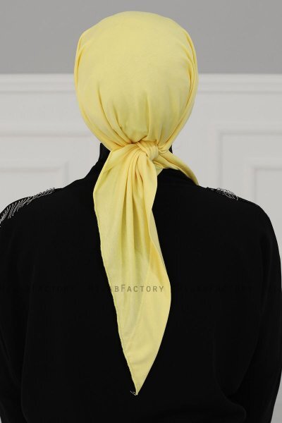 Felicia - Turbante De Algodón Amarillo