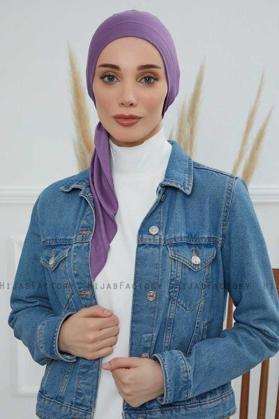 Felicia - Turbante De Algodón Violet