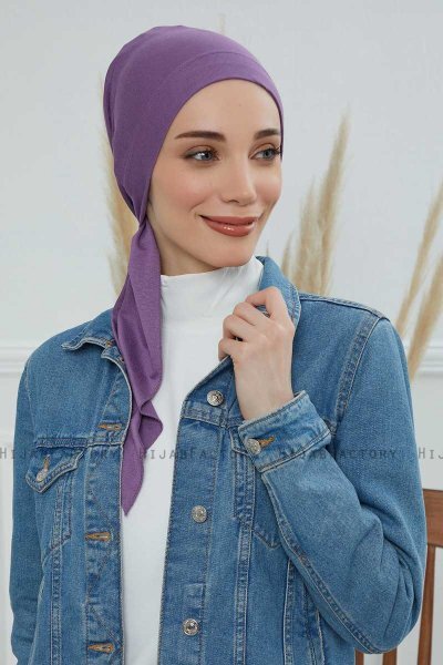 Felicia - Turbante De Algodón Violet