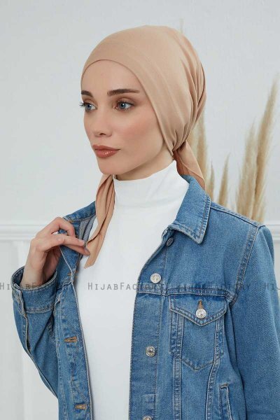 Felicia - Turbante De Algodón Sand
