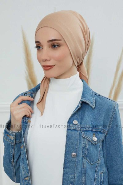 Felicia - Turbante De Algodón Sand