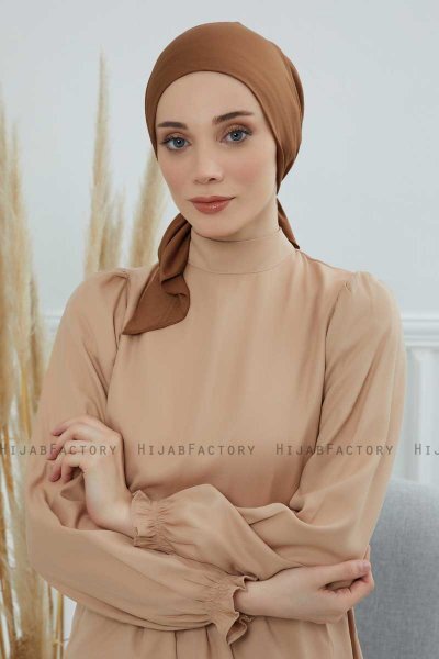 Felicia - Turbante De Algodón Caramel