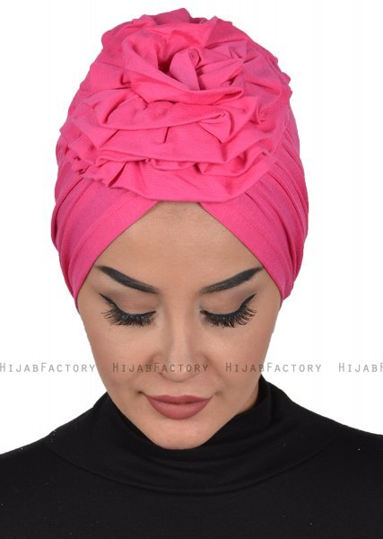 Kerstin - Turbante De Algodón Fucsia - Ayse Turban