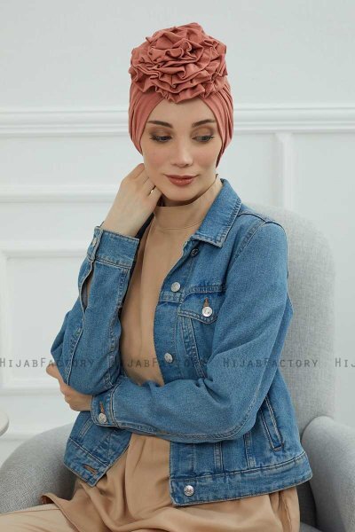 Kerstin - Turbante De Algodón Salmón