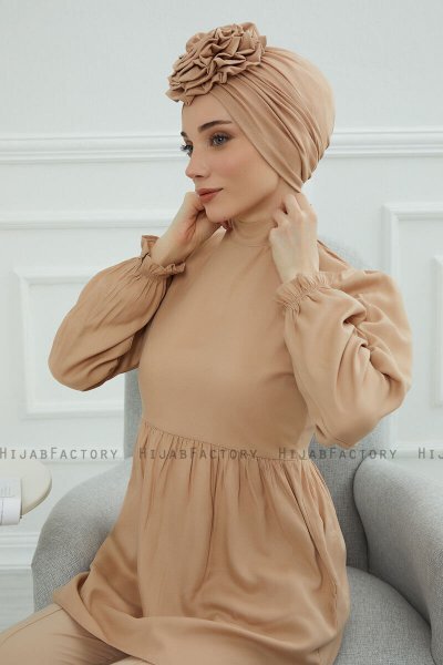 Kerstin - Turbante De Algodón Sand