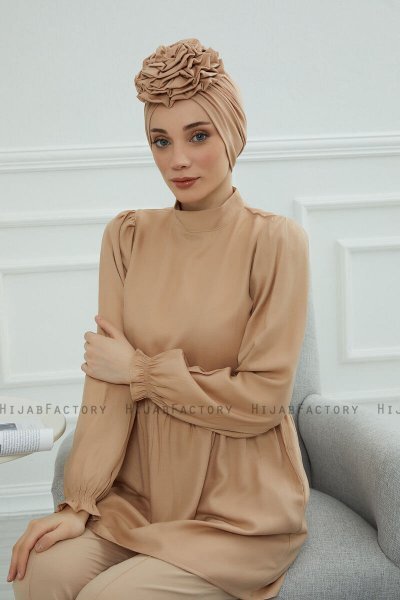 Kerstin - Turbante De Algodón Sand