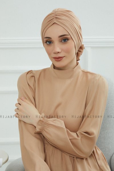 Kerstin - Turbante De Algodón Sand