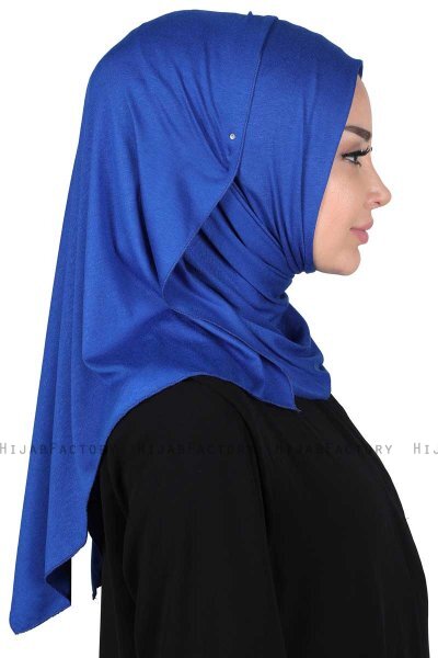 Sigrid - Hijab De Algodón Azul - Ayse Turban