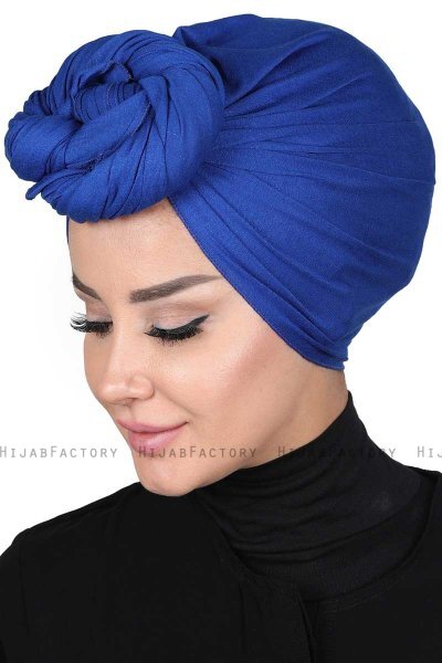 Sigrid - Hijab De Algodón Azul - Ayse Turban