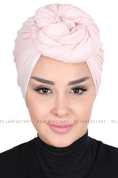 Sigrid - Hijab De Algodón Rosa De Antaño - Ayse Turban
