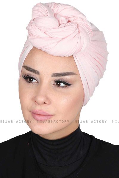 Sigrid - Hijab De Algodón Rosa De Antaño - Ayse Turban
