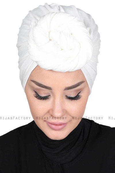 Sigrid - Hijab De Algodón Creme - Ayse Turban