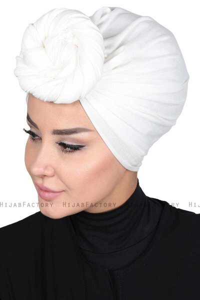 Sigrid - Hijab De Algodón Creme - Ayse Turban