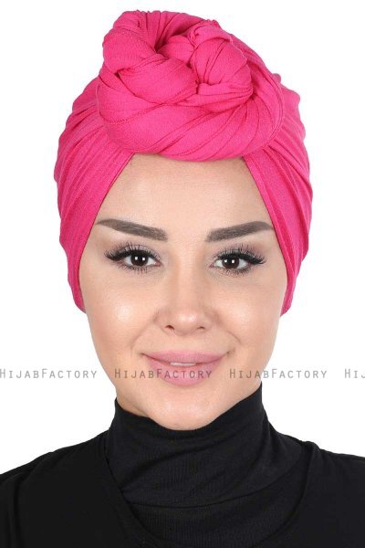 Sigrid - Hijab De Algodón Fucsia - Ayse Turban