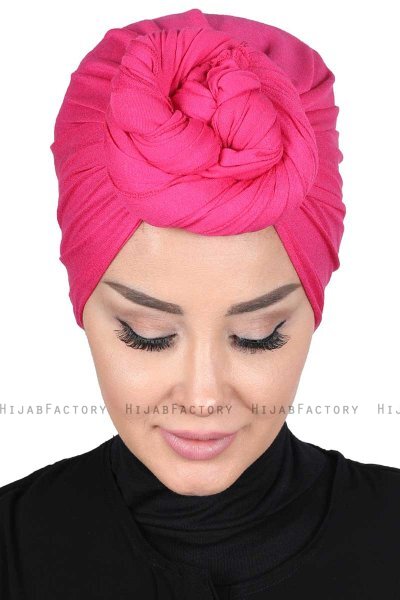 Sigrid - Hijab De Algodón Fucsia - Ayse Turban