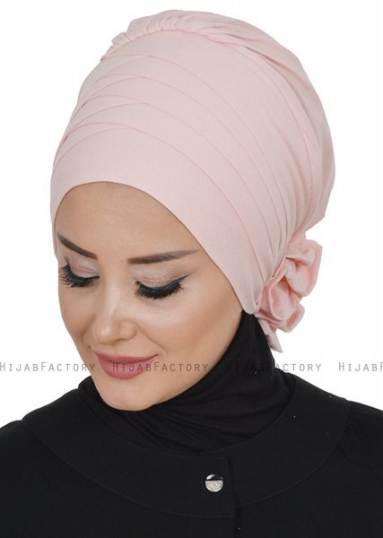 Monica - Turbante De Algodón Rosa De Antaño - Ayse Turban