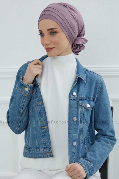 Monica - Turbante De Algodón Lilac