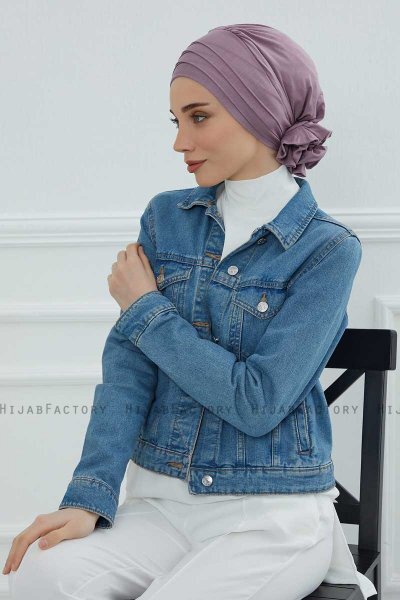 Monica - Turbante De Algodón Lilac