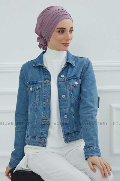 Monica - Turbante De Algodón Lilac